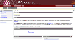 Desktop Screenshot of my.claflin.edu
